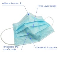 3-Ply Disposable Woven Face Mask