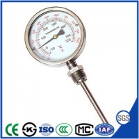 Hakin Bottom Connection Bimetal Thermometer with Ce