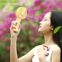 Mini Portable Handheld Lemon Fan Electric Personal Fans Hand Bar Desktop Fan 3 Gear Adjustment for f