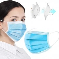 Face Mask Protective Disposable Non Woven 3ply Mask