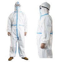 Ce Disposable Hospital Safety Isolation Coverall Suit Medical Virus Protective Clothing