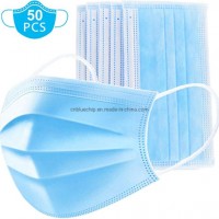 Disposable Non-Woven Protective Dust Earloop 3-Ply Face Mask Wholesale Supplier