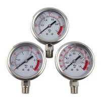 Water Treatment Pump Shockproof Pressure Gauge Manometer