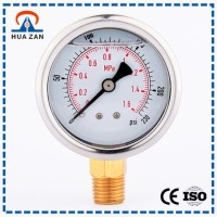 High Standard Oil Filled Mechanical Pressure Meter Oil Pressure Gauge Low Price