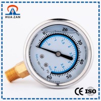 Oil Filled Water Pressure Gauge Factory Cheap Oil Pressure Gages
