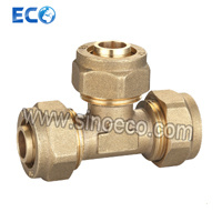 Brass Pex Pipe Fitting with 90 Degree Female Tee