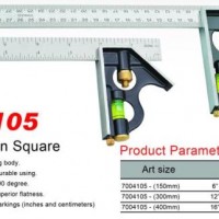 Aluminum Combination Square with Vail (7004105)