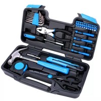 Plastic Toolbox Storage Case Packing Home Use General Household Hand Tool Kit  Hand Tool Set