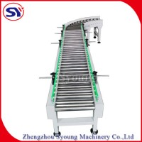 Motorized Roller Conveyor Pipe Conveying System Gravity Conveyor Roller for Pallet with Adjustable G