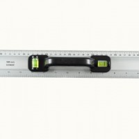 24" Aluminium Level Ruler Straight Ruler for Woodworking