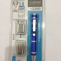 Mini 8 in 1 Screwdriver Pen Style Magnetic Precision Screwdriver Set Kit