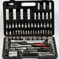 94PCS Chrome Vanadium Socket Set 1/2" 1/4" Professional Car Repair Tools Hand Tool Kit