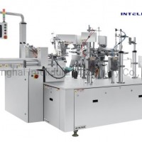 Double Pouch Rotary Packing Machine for Petfood  Fastfood  Beans  Snacks
