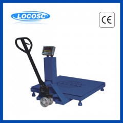 Steel Electronic Movable Floor Scale with Limit Device图1