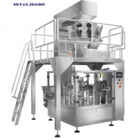 Chocolate Cocoa Preformed Zipper Doy Pack Multihead Rotary Packing Machine