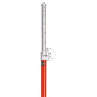 2.5m Telescopic Carbon Fiber/Aluminum Robotics Pole (red/white)