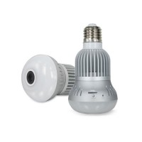 LED Camera Light Bulb Hide Panoramic Vr 360 Degree E27 Socket Wireless WiFi P2p IP Camera (ec9d) P11