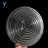 Molded Pressed Glass Optical Lens Glass Fresnel Lens for Stage Lights