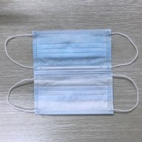 3-Ply Non-Woven Disposable Face Masks with Earloops