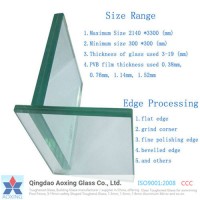 Toughened/Tempered/Clear Sheet Laminated Glass for Bulletproof/Building/Door