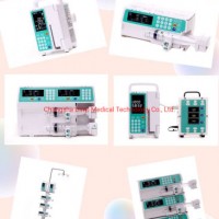 Dual Channel Visible and Audible Alarms Syringe Dislocation Occlusion Empty Electric Syringe Infusio