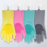 Hot Sale Heat Resistant Magic Silicone Dishwashing Gloves