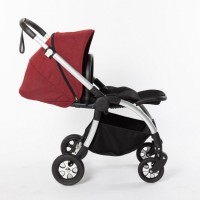 luxury aluminum alloy baby stroller/four wheel shockproof