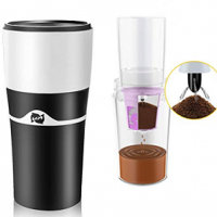 5 in 1 k cup mini drip coffee mug tea maker travel mug