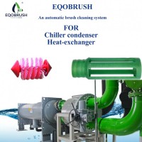 Chiller tubes cleaning equipment EQOBRUSH online cleaning