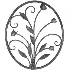 Wrought iron rosettes|panels for home, garden, fencing图1