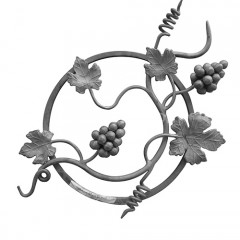 Wrought iron rosettes|panels for home, garden, fencing图1