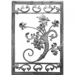 Wrought iron rosettes|panels for home, garden, fencing图1