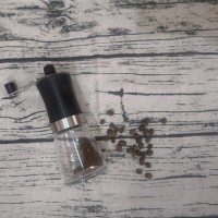 Glass coffee grinder