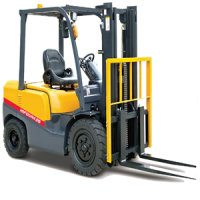 C Japanese 2.5ton Diesel Forklift FD25T ISUZU Engine