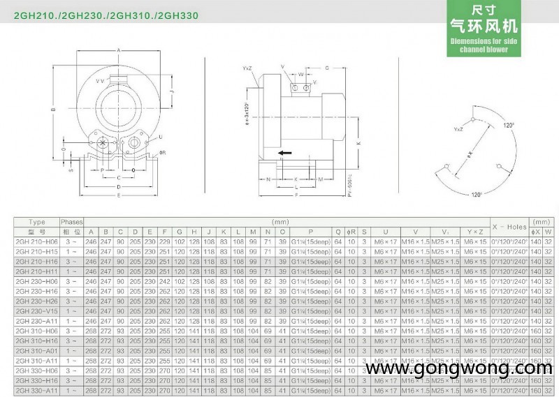 30.2GH210.230.310.330 Dlemensions for side channel blower_??_??