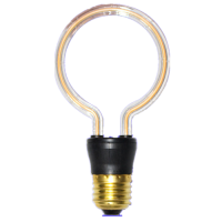 LED 4W PLASTIC FLEXIBLE LARGE CIRCLE SOFT FILAMENT BULB