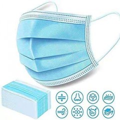 Non Woven 3 Ply Disposable Face Mask With Earloop图1