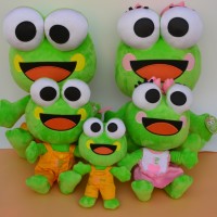 Green frog stuffed animals