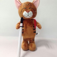 Blind cat stuffed animal