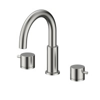 Split Faucet Basin 304 stainless steel brushed mixed faucet