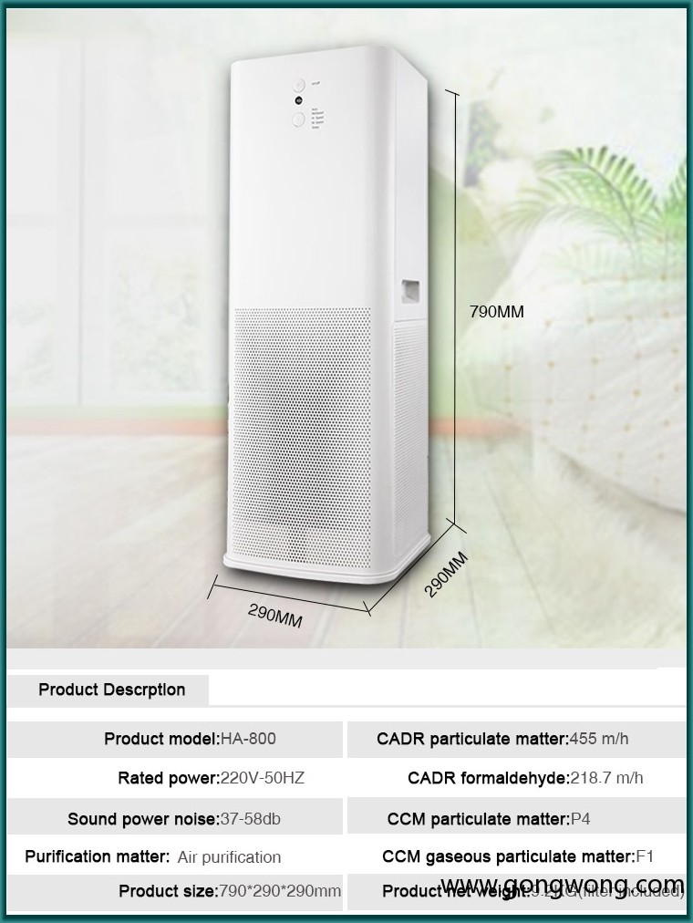 Negative lons air purifier-4-5