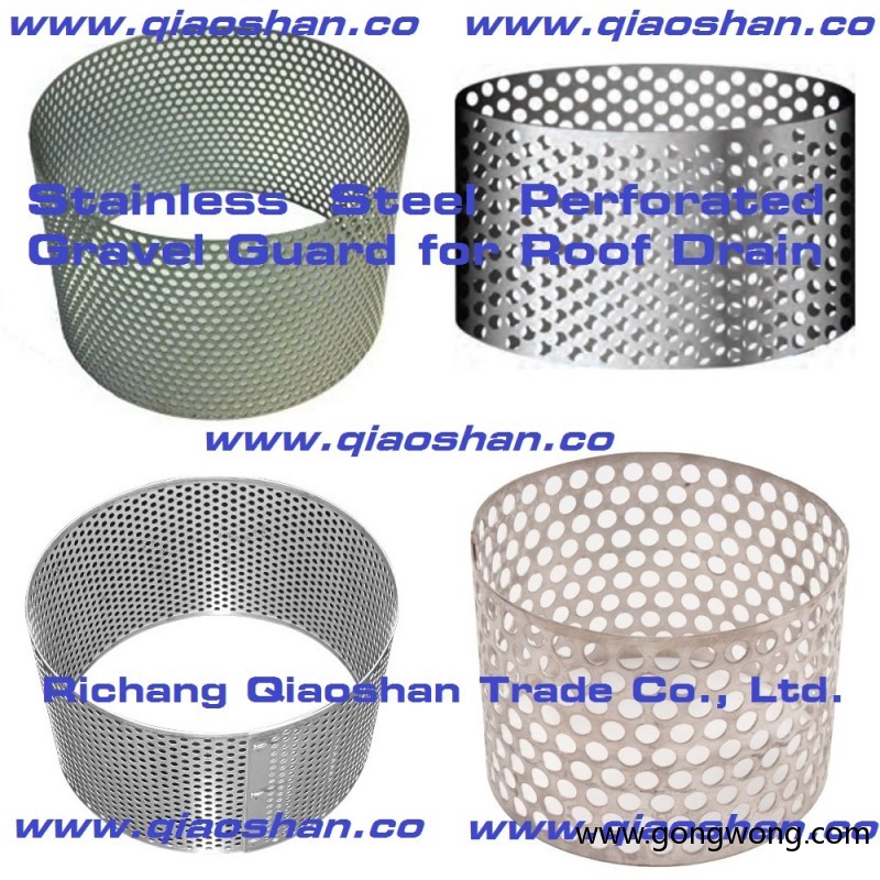 qiaoshan.co Stainless Steel Perforated Gravel Guard