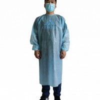 Disposable Non-Surgical Isolation Gown (Patent style)