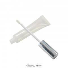 COSMETICS-BOTTLE lip gloss soft tube With Brush Applicator图4