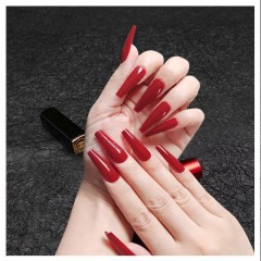 Ballerina nails Medium long Ballerina Nail tips box packing图3