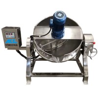 Stainless Steel Electric/ Steam Jacketed Cooking Kettle with Agitator Used for Jam & Sugar Cooker