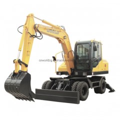 Tyre Type Four Wheel Drive Hydraulic Farming Excavator图1