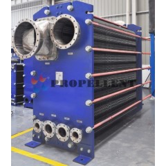 Stainless Steel High Heat Transfer Efficiency Plate Evaporator for Food Grade Cooler Condenser图1