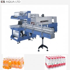 Full Automatic Shrink Film Plastic Bottle Cans Packaging Packing Machine图1