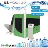 Fully Automatic Blow Molding Pet Bottle Making Semi Auto Blower Perform Making Bottle Machine